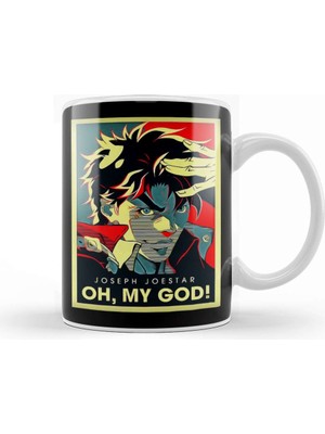 Baskı Dükkanı Lover Japanese Manga Jojo Adventure Joseph Joestar Kupa Bardak Porselen