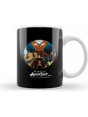 Baskı Dükkanı Avatar The Last Airbender Avatar Circle Kupa Bardak Porselen