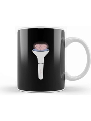 Baskı Dükkanı Kpop Seventeen Lightstick Kupa Bardak Porselen