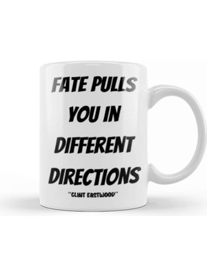 Baskı Dükkanı Clint Eastwood Quotes Gift Vintage Retro Rainbow Style Kupa Bardak Porselen