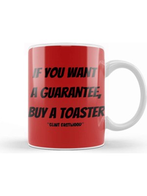Baskı Dükkanı Clint Eastwood Quotes Gift Vintage Retro Rainbow Style Kupa Bardak Porselen