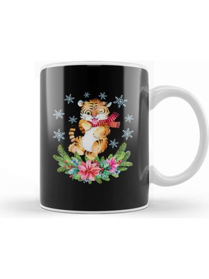 Baskı Dükkanı Yılbaşı Yeni Yıl Konseptli New Year 01 Kupa Bardak Porselen