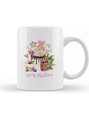 Baskı Dükkanı Yılbaşı Yeni Yıl Konseptli New Year 07 Kupa Bardak Porselen