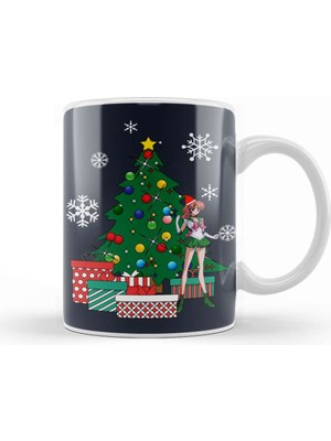 Baskı Dükkanı Jupiter Around The Christmas Tree Sailor Moon Kupa Bardak Porselen