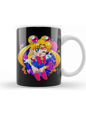 Baskı Dükkanı Sailor Moon 02 Kupa Bardak Porselen