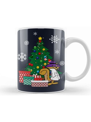 Baskı Dükkanı Sailor Moon Secret Squirrel Around The Christmas Tree Kupa Bardak Porselen