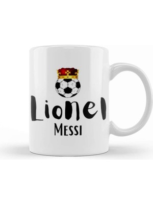 Baskı Dükkanı Lionel Messi Art Merch Kupa Bardak Porselen