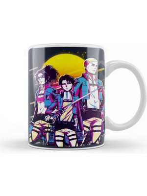 Baskı Dükkanı Shingeki No Kyojin Attack On Titan 01 Kupa Bardak Porselen