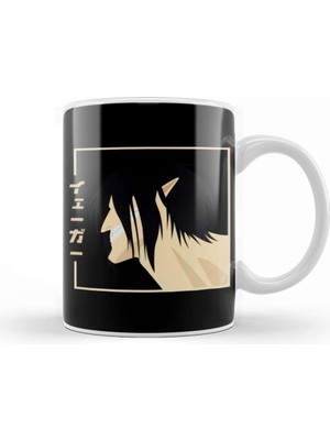 Baskı Dükkanı Attack On Titan Eren Jaeger Aesthetic Kupa Bardak Porselen