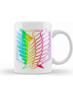 Baskı Dükkanı Attack On Titan 01 Kupa Bardak Porselen