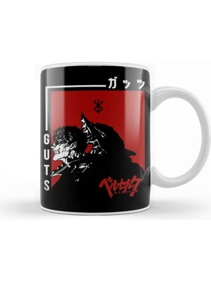 Baskı Dükkanı Berserk Guts Armo Kupa Bardak Porselen