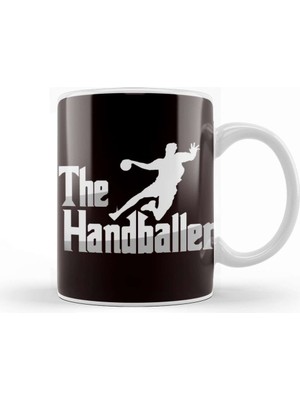 Baskı Dükkanı Handballer Handball Player Ball Sports Team Coach Trainer Kupa Bardak Porselen