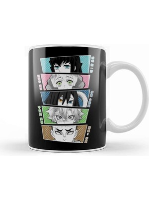 Baskı Dükkanı Demon Slayer Hashira 01 Kupa Bardak Porselen