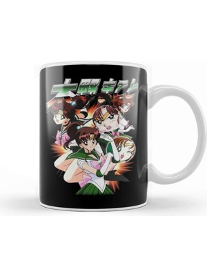 Baskı Dükkanı Sailor Moon Jupiter Kupa Bardak Porselen