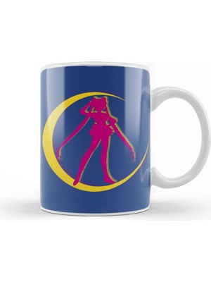Baskı Dükkanı Sailor Moon Pretty Guardian Kupa Bardak Porselen