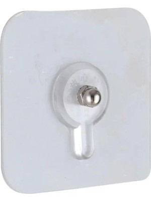 Lovyco Süper Güçlü 4 Adet Çerçeve Askısı Pin Delgisiz Vidalı Tırnak Kanca Yapışkanlı Raf Tutucu Askı