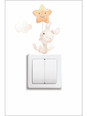 Kt Grup Balon ve Tavşan Priz Sticker