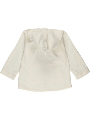 Panço Erkek Çocuk Kapşonlu Uzun Kollu Gömlek