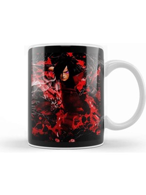 Baskı Dükkanı Madara Uchiha Ultimate Shinobi Clan Uchiha Sharingan Kupa Bardak Porselen