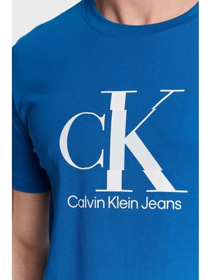 Calvin Klein Mavi Erkek Tişört (Model Kodu :J30J323299 )