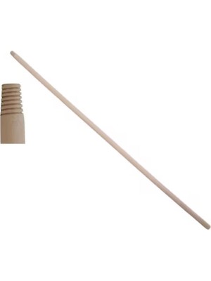 Mulpex Vidalı Ahşap Fırça - Çekpas Sapı 120 Cm.