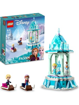 LEGO® | Disney Princess Anna ve Elsa'nın Sihirli Atlıkarıncası 43218 - 6 Yaş ve Üzeri Çocuklar İçin  Yaratıcı Oyuncak Yapım Seti (175 Parça)