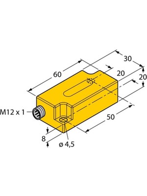 Turck 1534014 B2N60H-Q20L60-2LI2-H1151 Eğim Ölçer Inclinometer