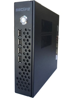 Seclife MP-412 I3-4130 8gb 256GB SSD Dos Siyah Mini Pc