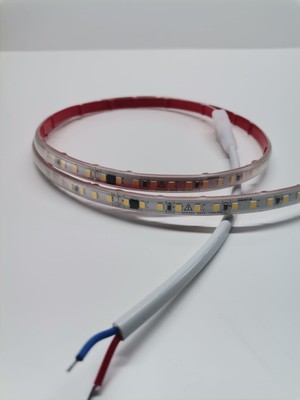 Yuled 1 Metre  220V Silikonlu Yapışkanlı 10 cm Kesimli Hortum Şerit LED  Beyaz