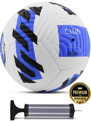 Telvesse Futbol Topu Sert Zemin Halı Saha Futbol Topu Hibrit Mavi No:5