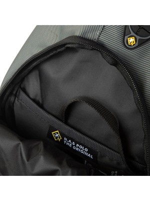 Nas Bag-Nas Polo (Waterproof) Outdoor Erkek Bel Ve Çapraz Body Bag Gri Antasit