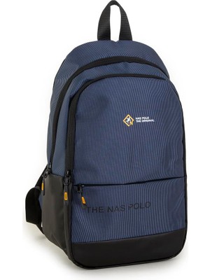Nas Bag-Nas Polo (Waterproof) Outdoor Erkek Sırt Çantası Lacivert  (25x39x10 cm)