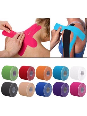 Muhtelif Iron - Kinesio Tape Gold  5cm x 5mt - Siyah Renk