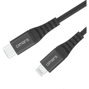 iPhone Type-C To Lightning Örgülü Hızlı Şarj ve Data Kablosu 1 Metre Siyah