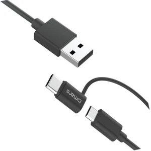 2'si 1 Arada Type-C Micro USB Şarj ve Data Kablosu 1.2 Metre