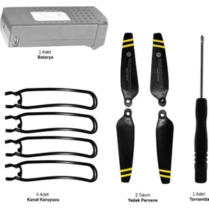CX017 Drone Yedek Batarya ve Aksesuar Paketi CX017 Yedek Pervane