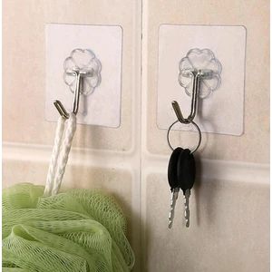 Kendinden Yapışkanlı Şeffaf 5 Li Askı Kanca