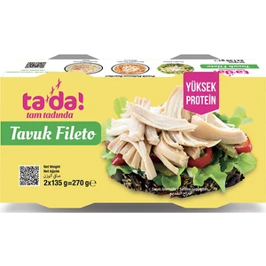 Hazır Tavuk Konservesi 270 gr (2 x 135 gr)