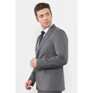 3118 Gri Yunter Loco Slim Fit Takım Elbise
