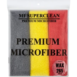 Superclean Mikrofiber Cila Bezi 40X40 cm - 265 Gsm - Lazer Kesim - 3'lü Paket