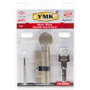 Ymk Kilit Bilyalı Barel Mandallı Saten 68MM -B68HBM 2494 9806