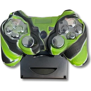 Ps3 Joystick Silikon Kılıf Dualshock Koruyucu Kılıf Yeşil Siyah