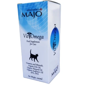 Vit& Omega Kediler Için Tüy Sağlığı Tüy Dökümü Engeleyici  Vitamin