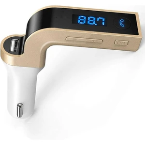 Universal Carg7 Transmitter Araba Çakmaklık Oto Mp3 Çalar Bluetooth Müzik Kiti Fm Transmitter  Şarj Cihazı Araç