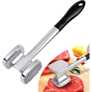Alüminyum Et Döveceği 380 Gr (Eta-38) Çift yüzey ( Tırtıklı-Düz ) Dövme başlığı : 6*6,5 cm.