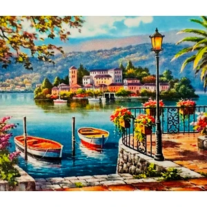 Ozan Tuhafiye Hı Stone 5d Elmas Boncuk Taş Işleme Mozaik Goblen Kit 50X40CM GC79705