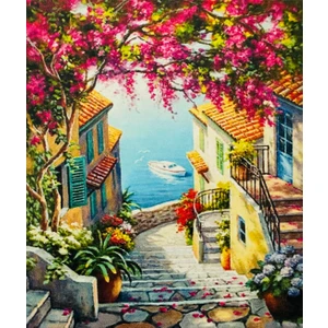 Ozan Tuhafiye Hı Stone 5d Elmas Boncuk Taş Işleme Mozaik Goblen Kit 50X40CM GC84291