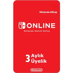 Nintendo Switch Online 3 Aylık Üyelik United States