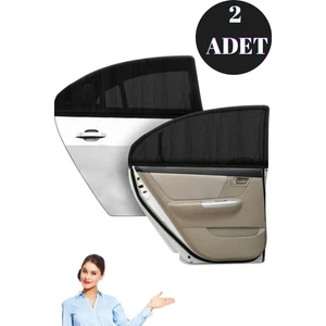 2 Adet Oto Güneşlik Perde Araç Yan Cam Güneşlik Araba Güneşlik Perdesi Anne Bebek Emzirme Perdesi