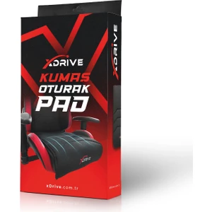 Xdrive Premium Oturak Pad Kumaş Siyah